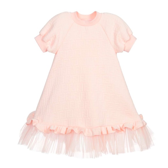 TODDLER GIRLS PINK DRESS - Picture 1 of 6